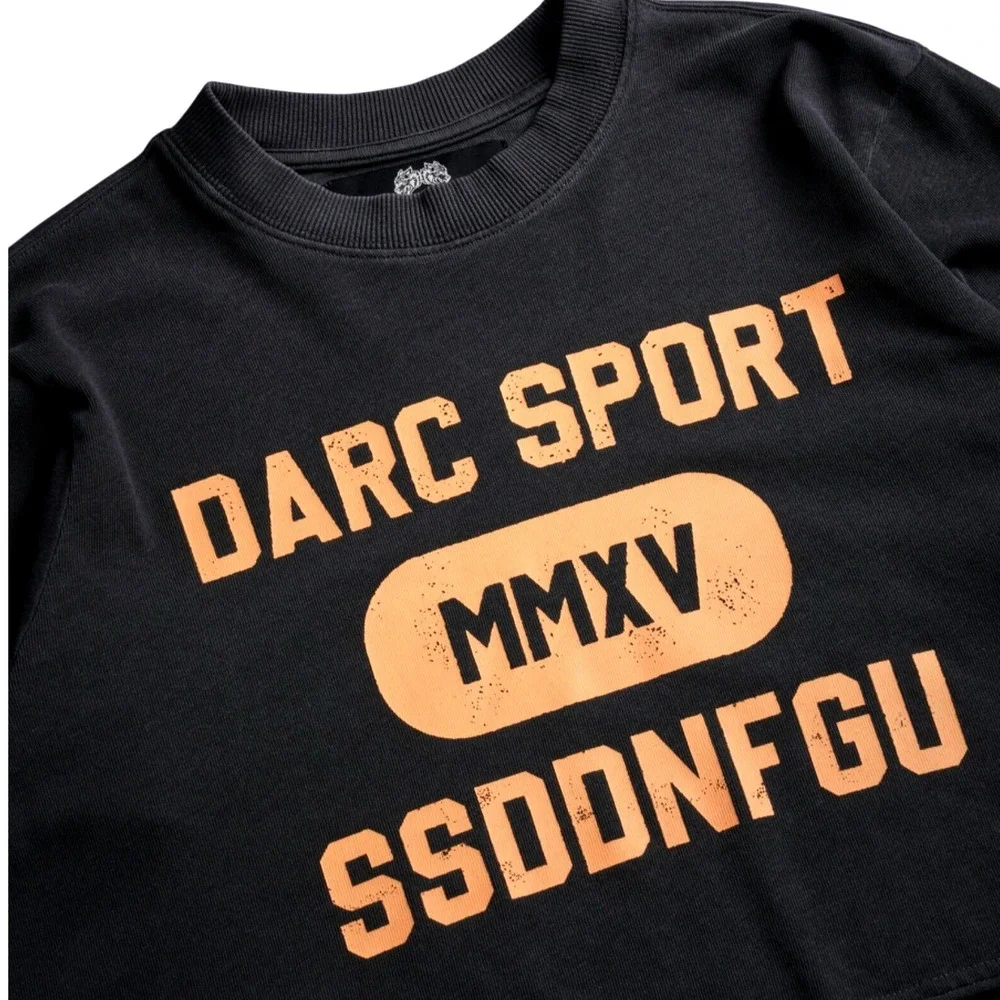 Darc Sport Wolves Forever‎ Premium Cropped T Shirt Wolf Gray MMIXV